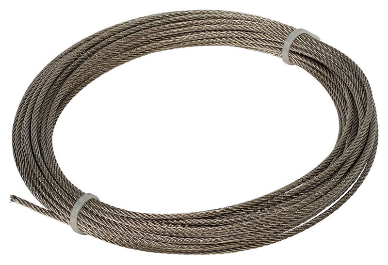 Lux Συρματόσχοινο Inox 10m Φ.2mm
