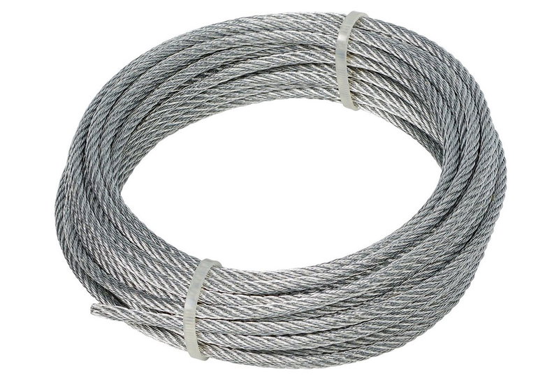 Lux Συρματόσχοινο Γαλβανιζέ 10m Φ.4mm