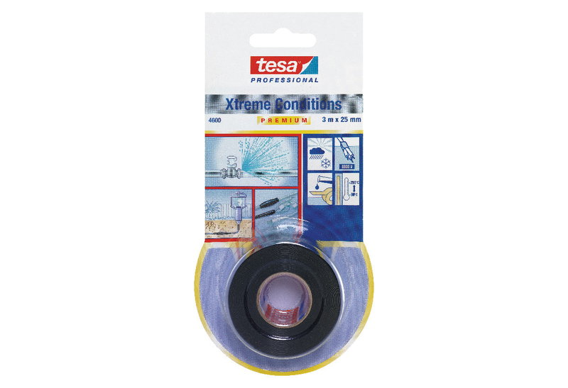 Tesa Ταινία Αυτοβουλκανιζόμενη Μαύρη 3mx25mm