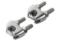 Lux V4A Σφιγκτήρας Συρματόσχοινου "U" Inox 8mm 2 Τεμάχια