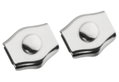 Lux Σφιγκτήρας Συρματόσχοινου Πλακέ Μονός 1.5-3mm