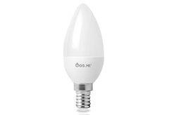 Fos_Me Λαμπτήρας LED Ε14 3W 2800K 250lm Κερί