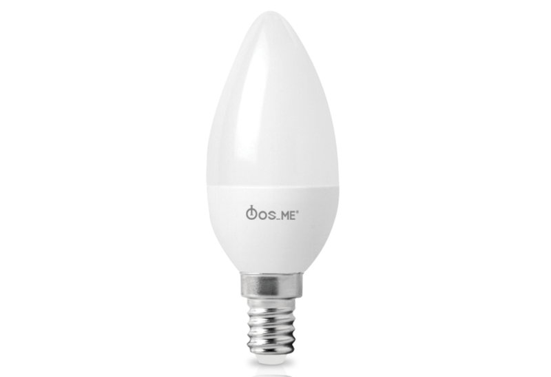 Fos_Me Λαμπτήρας LED Ε14 3W 2800K 250lm Κερί
