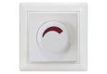 illuminON Alfa Dimmer Περιστροφικό 800W Λευκό με Πλαίσιο