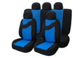 Καλύμματα Καθισμάτων Αυτοκινήτου Kaver Foam Full Set Μαύρο/Μπλε 11τμχ