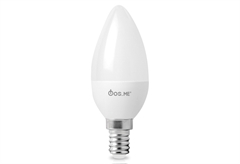 Fos_Me Λαμπτήρας LED Ε14 7W 6500K 600lm Κερί