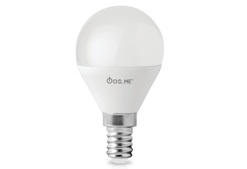 Fos_Me Λαμπτήρας LED Ε14 7W 2800K 600lm Σφαιρικός