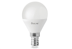 Fos_Me Λαμπτήρας LED Ε14 7W 4000K 600lm Σφαιρικός