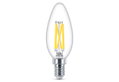 Philips Λαμπτήρας LED E14 Dimmable 3.4-40W 470lm με σχήμα Β35 Warm Glow