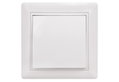 illuminON Alfa Διακόπτης Μεσαίος Α/R Λευκός με Πλαίσιο