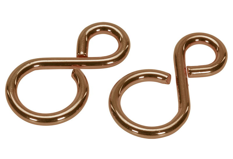 Lux Γάντζος "S" 2.9mm Καφέ