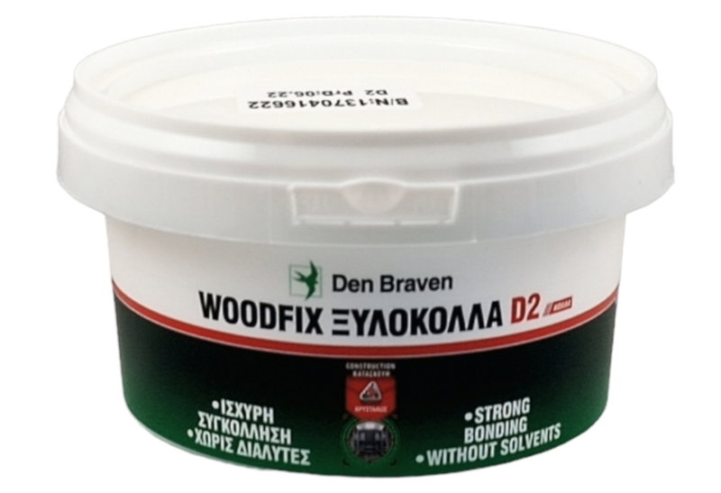 Den Braven D2 Ξυλόκολλα Ταχείας Πήξεως Διάφανη 500gr