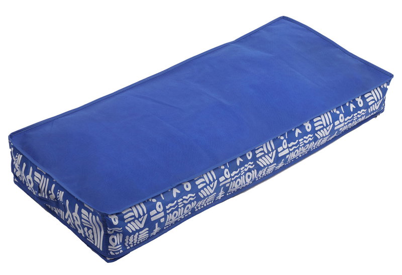 Estia Home Art Θήκη Αποθήκευσης Non Woven Μπλε 102x45x15cm