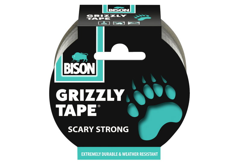 Bison Υφασμάτινη Ταινία Grizzly 10mx50mm Γκρι