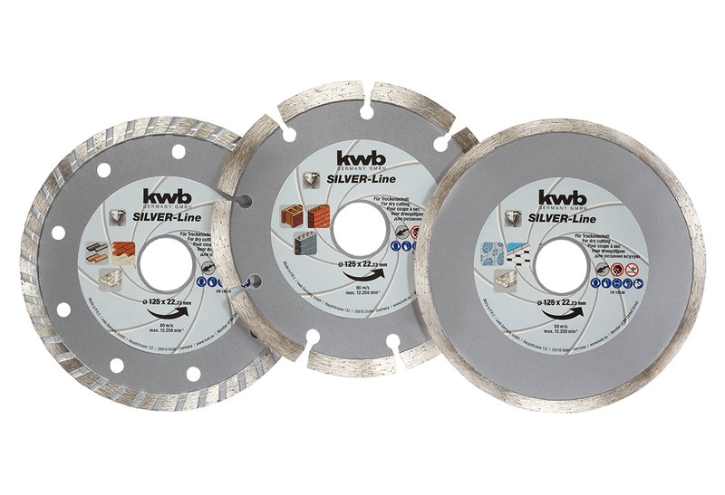 KWB Σετ Διαμαντόδισκοι Φ.125mm 3 Τεμάχια
