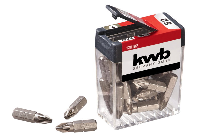 KWB Σετ Μύτες PZ2 25mm 25 Τεμάχια
