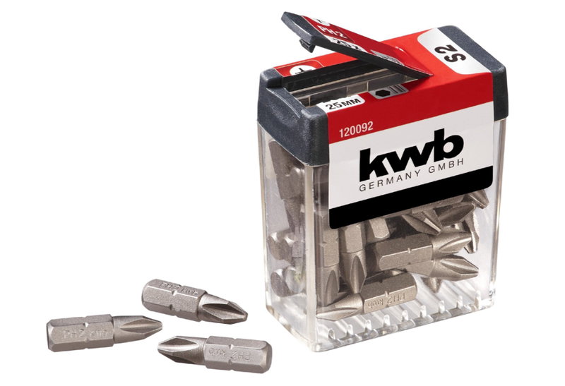 KWB Σετ Μύτες PH2 25mm 25 Τεμάχια