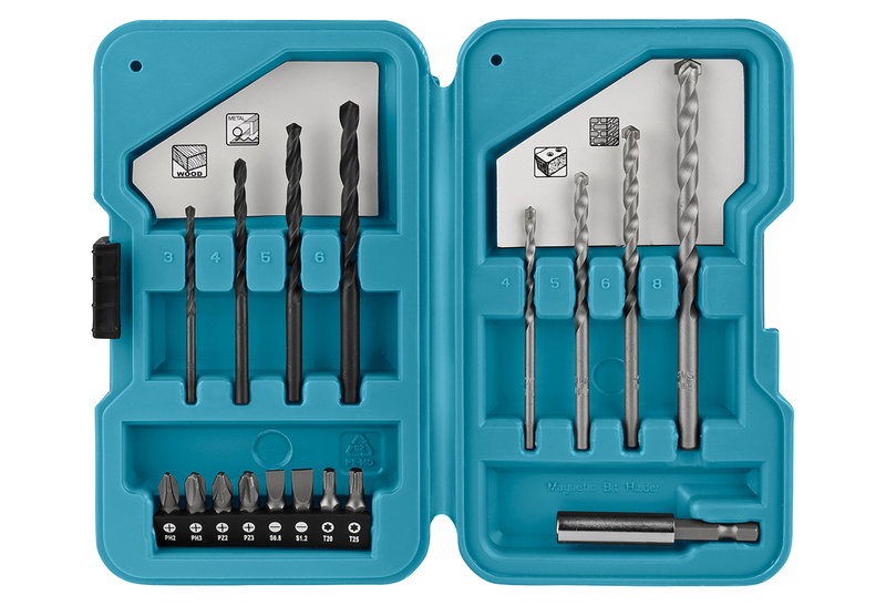Makita Σετ Τρυπάνια/Μύτες Γενικής Χρήσης D-40200 17 Τεμάχια
