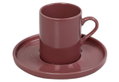 Espiel Espresso Essentials Step Φλυτζάνι και Πιάτο Pomegranate 100ml