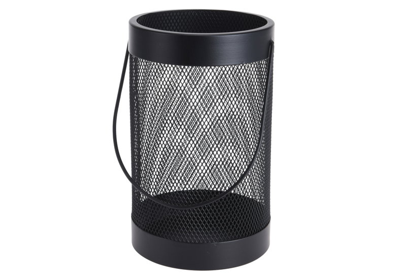 Mesh Φανάρι Μεταλλικό 13x20.50cm Μαύρο