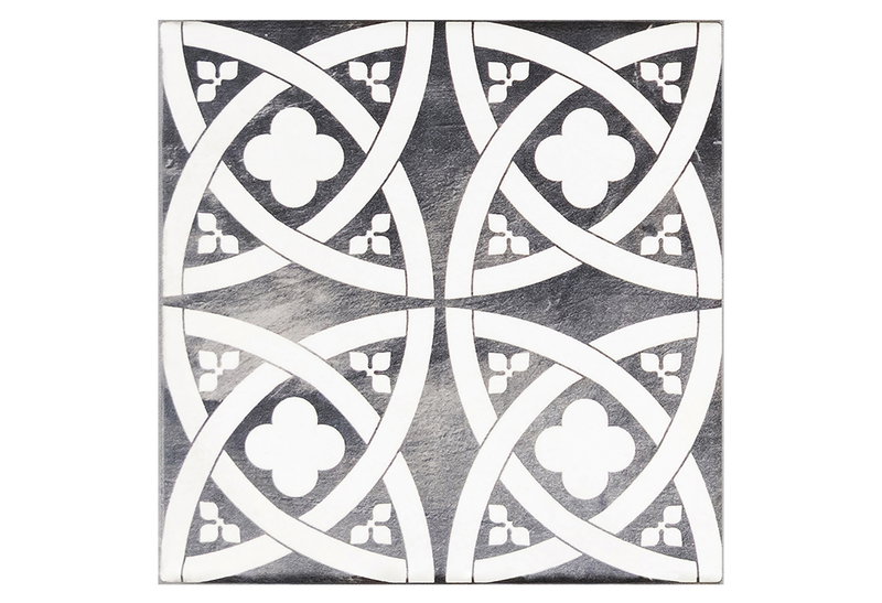Crearreda Σετ Αυτοκόλλητα Πλακάκια Slate Black 20x20cm