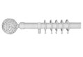 Κουρτινόβεργα Central Home Toledo Επεκτεινόμενη Φ22/25mm 160/300cm Λευκή