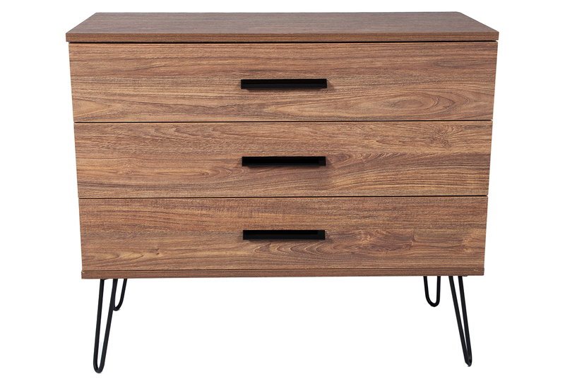 Συρταριέρα KS Kouppas Liberty Μ90xΠ45xΥ30cm Natural/Μαύρη