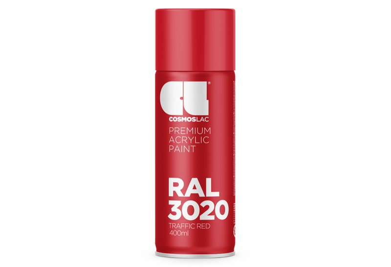 Cosmoslac Σπρέι Γενικής Χρήσης Ral 3020 Traffic Red N312 400ml