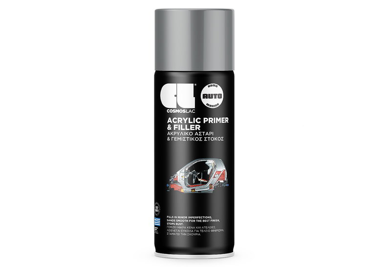 Cosmoslac Σπρέι Αστάρι-Γεμιστικό Grey N342 400ml