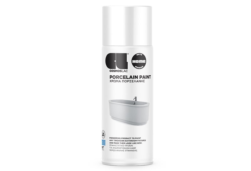 Cosmoslac Σπρέι Ειδικό Για Πορσελάνες Porcelain White N401 400ml
