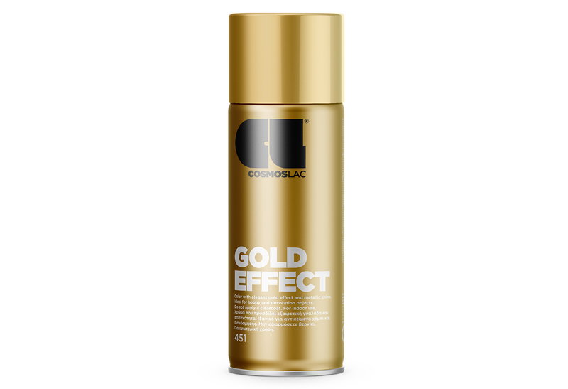 Cosmoslac Σπρέι Mirror Gold Effect N451 400ml