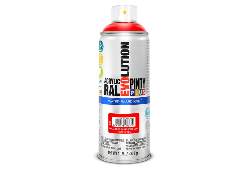 Pinty Plus Evolution Σπρέι Γενικής Χρήσης Traffic Red 400ml