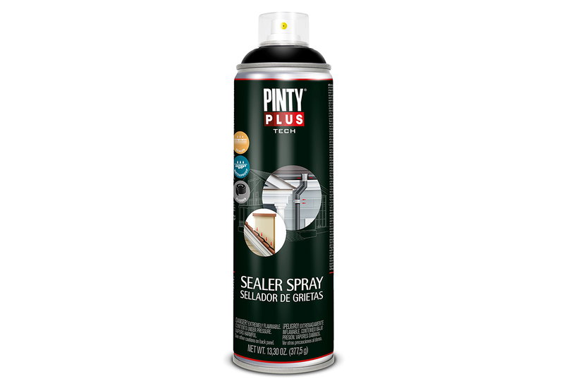 Pinty Plus Σπρέι Σφραγιστικό Ρωγμών Μαύρο 500ml