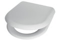 Homefit Κάλυμμα Λεκάνης Soft Close Duroplast Τετράγωνο Λευκό