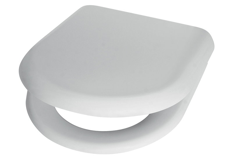 Homefit Κάλυμμα Λεκάνης Soft Close Duroplast Τετράγωνο Λευκό