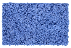 Estia Home Art Χαλάκι Μπάνιου 50x80cm Μπλε Velvet Βαμβάκι