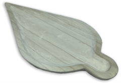 Διακοσμητική Πιατέλα Paulownia σε Φυσικό Χρώμα 50x25cm