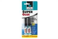 Bison Κόλλα Στιγμής Super Glue Gel 3g 3+1 Δώρο