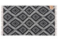 Χαλάκι Art Kilim 2 Όψεων Μαύρο/Λευκό 80x150cm