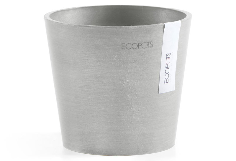 Ecopots Κασπώ Amsterdam Mini Γκρι Ανοιχτό Φ13x11.4cm