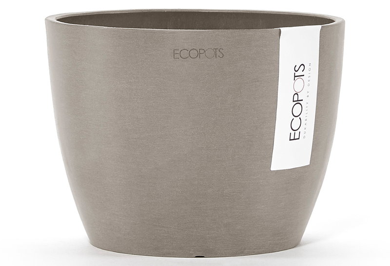 Ecopots Κασπώ Stockholm Taupe Φ16x12.5cm