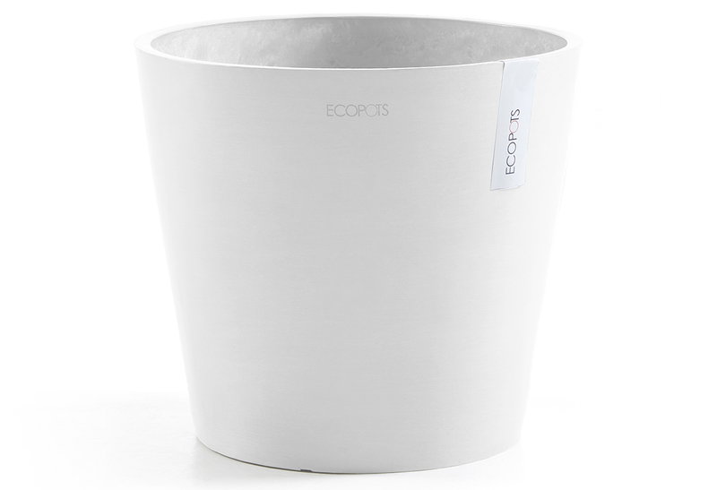 Ecopots Κασπώ Amsterdam Λευκό Φ30cm