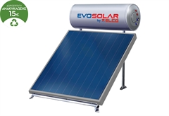 Elco Evosolar Ηλιακός Θερμοσίφωνας Διπλής Ενέργειας 130 1.7m² Ταράτσας