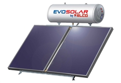 Elco Evosolar Ηλιακός Θερμοσίφωνας Τριπλής Ενέργειας 200 3m² Ταράτσας