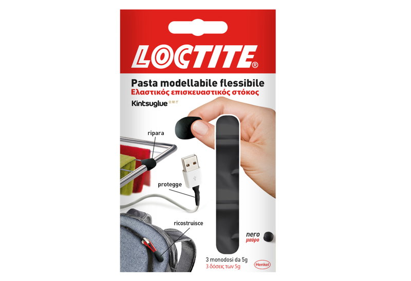 Loctite Kintsuglue Ελαστικός Στόκος 3x5g Μαύρος
