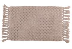 Χαλάκι Μπάνιου Rainbow Nadia 80x50cm Μπεζ