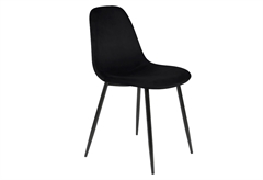 Καρέκλα Sticky Μαύρη 43x52x86cm