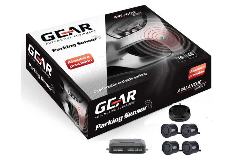 Gear Σύστημα Παρκαρίσματος με Ηχητική Ένδειξη 4 Αισθητήρες
