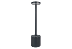 Eurolamp Επιτραπέζιο Φωτιστικό Μαύρο 4W Dimmable