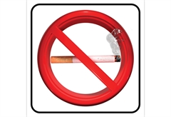 Ergo Πινακίδα PVC "Απαγορεύεται το Κάπνισμα" 95Χ95mm